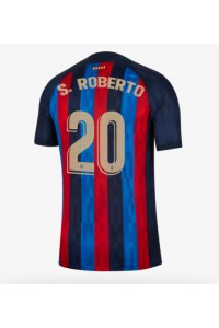 Fotbalové Dres Barcelona Sergi Roberto #20 Domácí Oblečení 2022-23 Krátký Rukáv